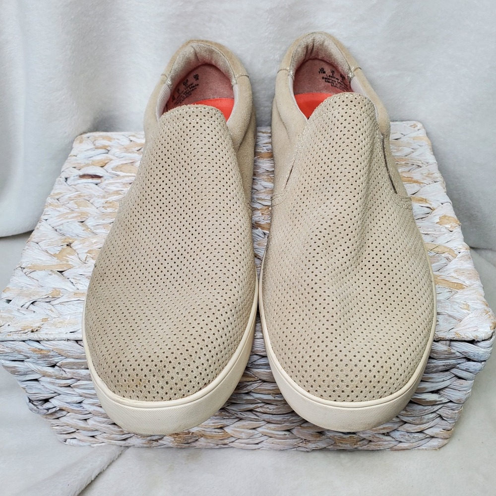 Dr Scholls Women's Size 11 M Madison Fashion Slip On Sneaker Shoes Beige Comfy